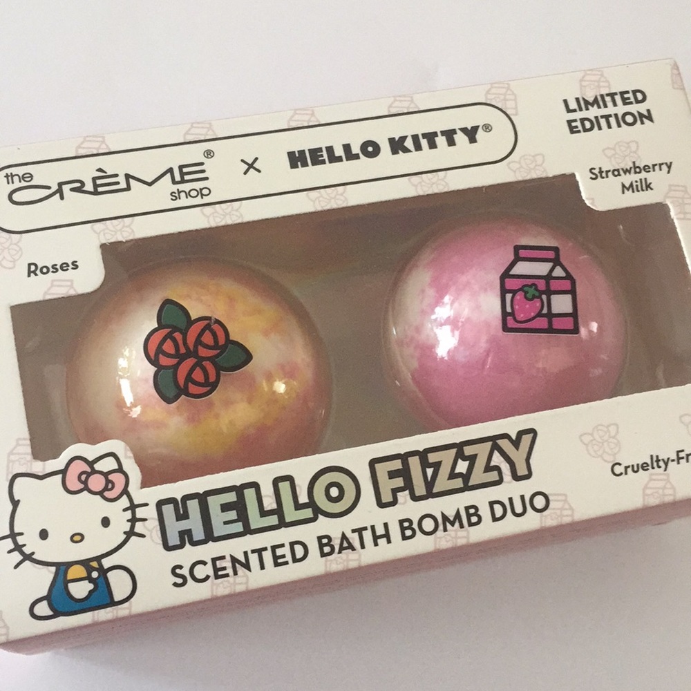 🎉Host Pick! 🎉 Hello Kitty x The Creme Shop Bath Bombs Crystals Scrub bundle - Picture 11 of 13